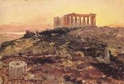 Frederic E.Church The Parthenon from the Southeast Germany oil painting artist